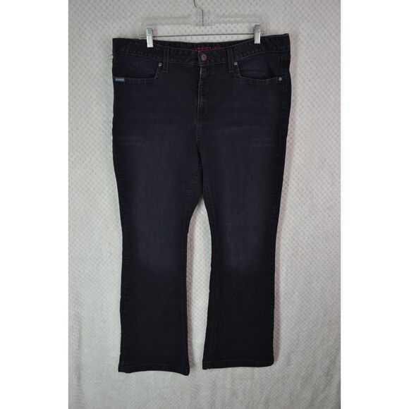 Cinch Lynden Women's 34/17 Black Slim Fit Denim Trouser Jeans - Picture 1 of 15